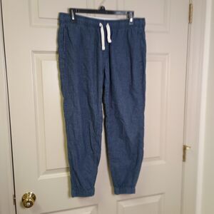 Abercrombie & Fitch Boys Young Teen Soft Sleep Pants Medium Blue Jogger Style
